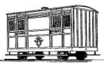 Dundas Models BB05 - Festiniog Railway 4-Wheel Ashbury 3rd Class Coach