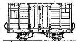 Dundas Models DT02 - Tralee & Dingle Railway Covered Cattle & Goods Van