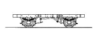 Dundas Models DT04 - Tralee & Dingle Railway 4 – Wheel Chassis
