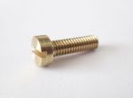 Brass Slotted Cheese Head Screw - 8BA X 1/2" pack of 10