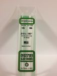 Evergreen 105 - Opaque White Polystyrene Strip (.010 x .100)