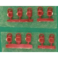 Springside DA4B/2 - LMS Maroon Head and Tail Lamps (10)
