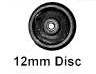 Romford 4mm - 12mm Plain Disc Wheel (price per axle)
