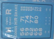 Old Time Workshop 7mm Decals - Highland Railway 4w Brake Vans