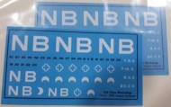 Old Time Workshop 7mm Dec als - North British Rly Freight Insignia 1880-1923
