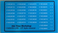 CMR059 (LNE) - Old Time Workshop 4mm Decals - LNE 13T 8 Plank Mineral Wagons