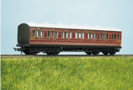 Parkside Models (EX Ratio 711) - LMS (exMR) 48ft Suburban All 1st 7 Compartment Coach 