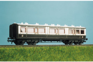 Parkside Models (EX Ratio 732) - LMS (ex LNWR) 50ft Arc Roof Corridor Composite Coach
