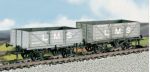 Parkside Models (Ex Ratio 576) - LMS Traffic Coal & 4 Plank Wagon (set of 2)