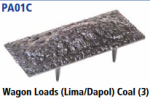 Parkside Models PA01(Coal) -  Wagon Loads (Lima, Dapol etc.) - Pack of Three Same Type :- Coal