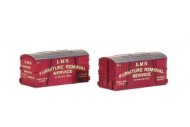 Peco N Gauge Containers NR-212 - LMS Furniture removals (pack of 2)