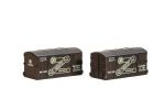 Peco N Gauge Containers NR-213 - GWR Furniture removals (pack of 2)