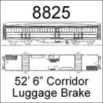 Ex Kirk 8825 - Gresley 52' 6" Corridor Luggage Van (Full Brake)