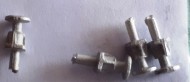 Ex Rodney Stenning 009 - T20 Set of Buffers as used in T07 - white metal