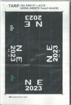 Roger Smith TARP703 - 7mm L.N.E.R. Wagon Tarpaulin Sheets