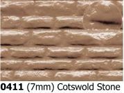 Slaters 0411 - Embossed Plastikard - 7mm Cotswold Stone