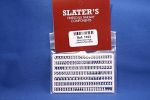 Slaters 3mm High Moulded Letters & Numerals (white)