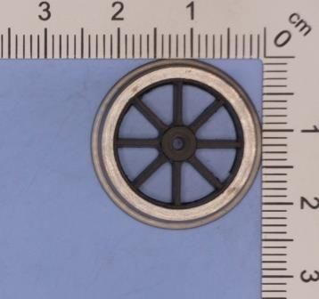 Slaters 7mm - 3' 1" 8 Spoke Fine Scale Wagon Wheels (price per pair of axles including bearings)