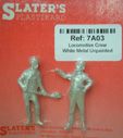 Slaters Huminiatures 7mm - Loco Crew in White Metal Pre-Group