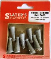 Slaters 7A23 - 7mm Milk Churns Tall Victorian Type (pack of 8)