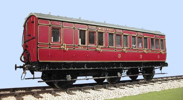 Slaters 7C011 - MR/LMS Brake Third (Diagram 504)