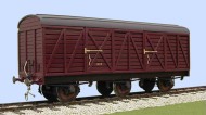 Slaters 7C019 - Midland Railway 6 Wheeled slatted Milk Van (Diagram 1272)