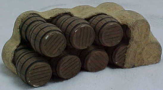 Ten Commandments - Barrel Wagon Load Tarpaulined 7mm