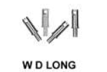 Markits - 4mm Handrail Knobs (W.D. Long) Pack 12