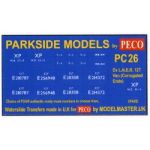 Decals for Parkside Models MMPC26 - BR ex LNER 12T (Corrugated Ends)