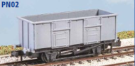 Peco N Gauge Wagon Kit (EX Parkside PN02) - BR 24.5 Ton Mineral Wagon